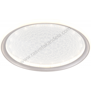 LED plafonjera CCT ∅40cm 42W 3000K-6000K srebrna sa daljinskim