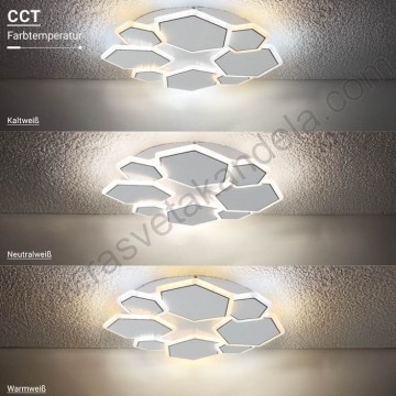 LED luster plafonjera fi50cm 68W 3000/4000/6000K sa daljinskim 12827