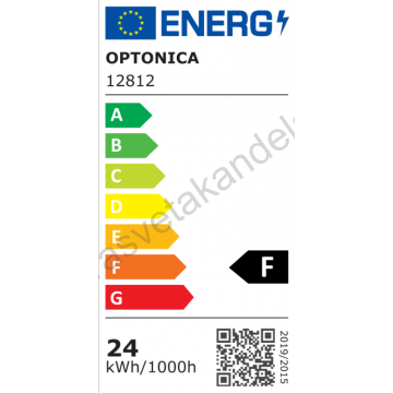 LED plafonjera 24W 3000/4000/6000K boja drveta+crna