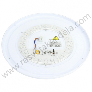 LED plafonjera 24W 3000/4000/6000K boja drveta+crna