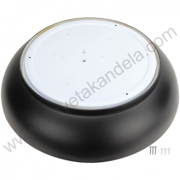 LED plafonjera 24W 3000/4000/6000K boja drveta+crna