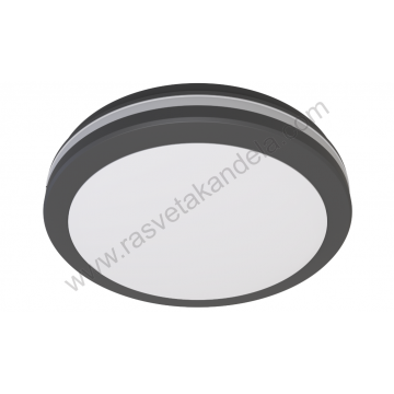 LED plafonjera 30W 3000/4000/6000K crna sa senzorom pokreta