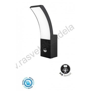 Baštenska zidna LED lampa PRESTIGE-1S 12W 4200K sa senzorom pokreta