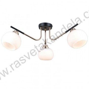 Luster plafonjera 3xE27 M10721-3 crna+staro zlato