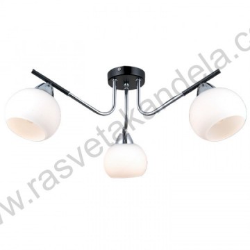 Luster plafonjera 3xE27 M10722-3 crna+hrom