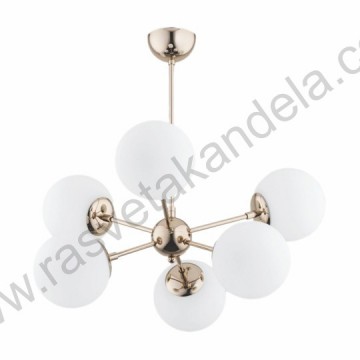 Luster 6xE27 M11095-6 zlatna