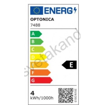 Baštenska zidna LED lampa WL7488 4W 3000K crna