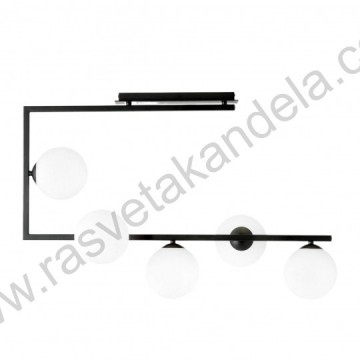 Luster 5xE27 M10771-5 crni