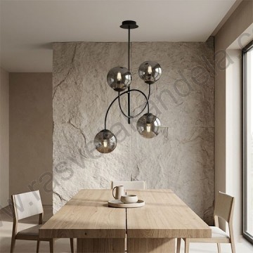 Luster 4xE27 M11100-4 crni