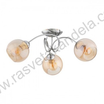 Luster plafonjera 3xE27 M10733-3 hrom