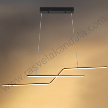 Led visilica 13W 3000K crna Optonica