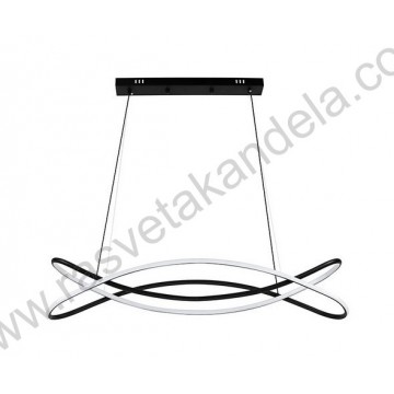 LED visilica 100W 3CCT sa daljinskim MONARCH-100 crna