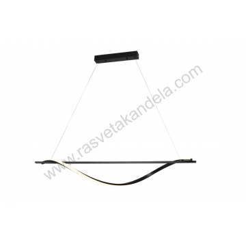 Led visilica 17W 3000K crna Optonica