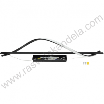 Led visilica 17W 3000K crna Optonica