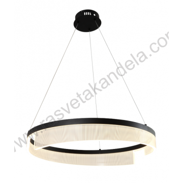 Led visilica 23W 3000K crna Optonica