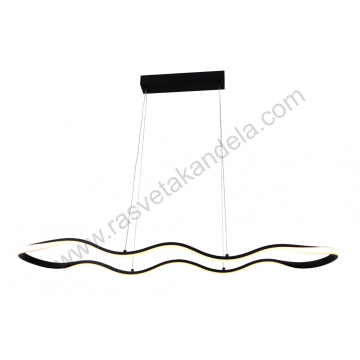 Led visilica 24W 3000K crna Optonica