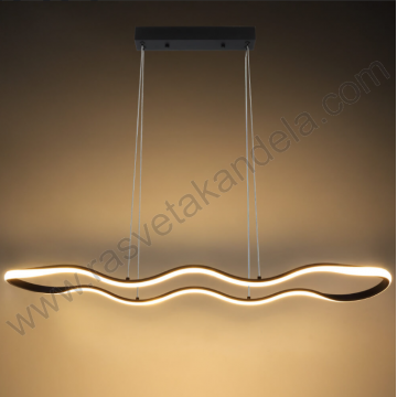 Led visilica 24W 3000K crna Optonica