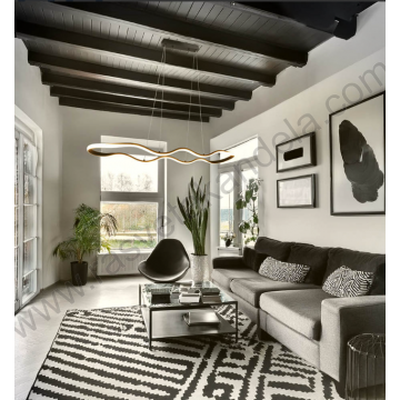 Led visilica 24W 3000K crna Optonica