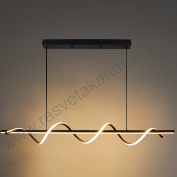 Led visilica 30W 3000K crna