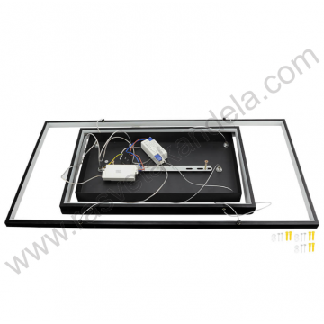 Led visilica 67W 3000K crna