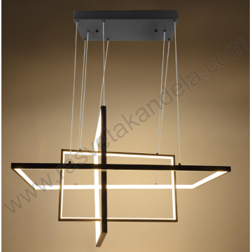 Led visilica 67W 3000K crna