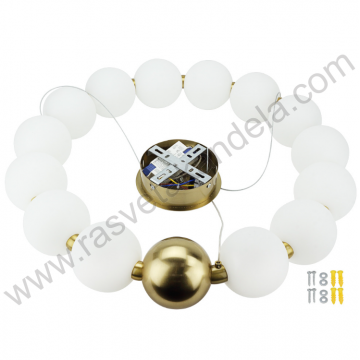 Led visilica 27W 3000K bakarne boje