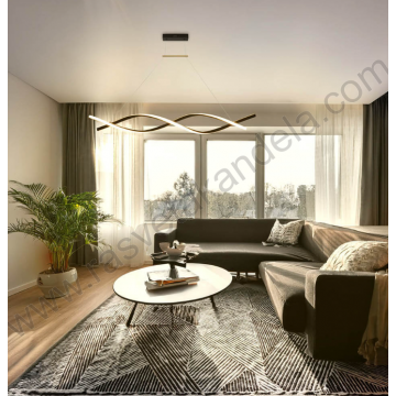 Led visilica 28W 3000K crna