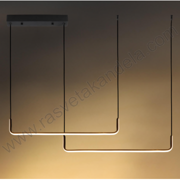 Led visilica 25W 3000K crna Optonica