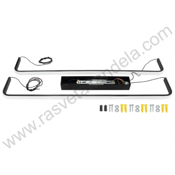 Led visilica 25W 3000K crna Optonica