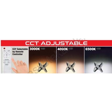 LED visilica 168W 3CCT sa daljinskim JOLLY-168 crna