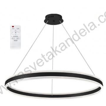LED visilica 106W 3CCT sa daljinskim SAMIRA-106 crna