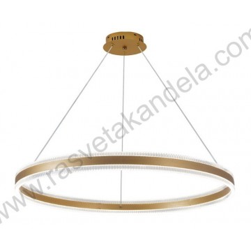 LED visilica 106W 3CCT sa daljinskim SAMIRA-106 zlatna