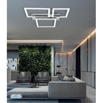 LED luster plafonjera 40W 4000K VENEZIA hrom