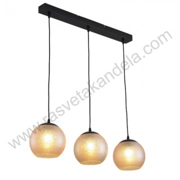 Visilica 3xE27 BELIZA-3L amber staklo