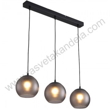 Visilica 3xE27 BELIZA LIGHT-3L metal/staklo