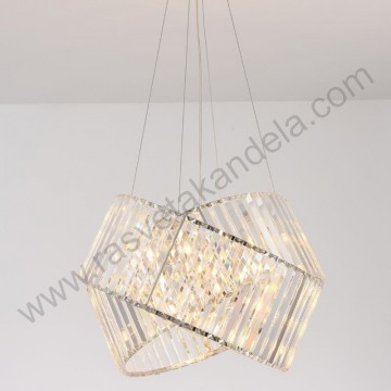 Luster visilica E14 BEETHOVEN hrom