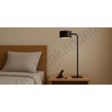 LED stona lampa USB 3W 3CCT dimabilna crna na dodir