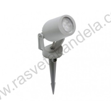 Baštenska ubodna lampa Fumagalli 1xGU10 MINITOMMY EL IP66 siva