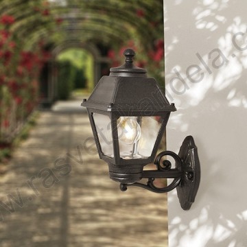 Fenjer zidni 1xE27 FUMAGALLI BISSO/MARY crni