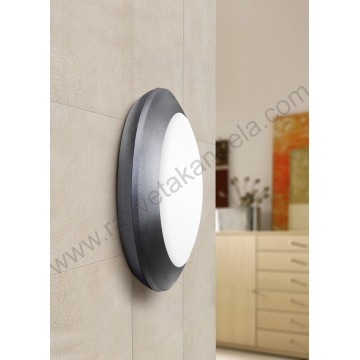 Baštenska zidna/plafonska lampa1xGX53 BERTA IP66 crna