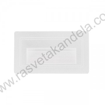 Spoljna ugradna LED lampa 3W 3000K YOGA-H1 bela