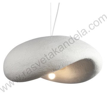 Visilica 1xE27 bela+siva 19085 Optonica