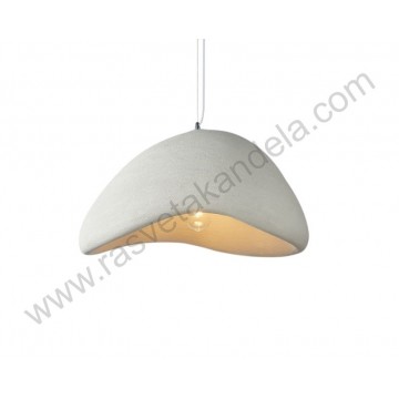 Visilica 1xE27 bela+siva 19082 Optonica