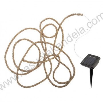 Solarni LED niz konopac 5m toplo beli MXROPE