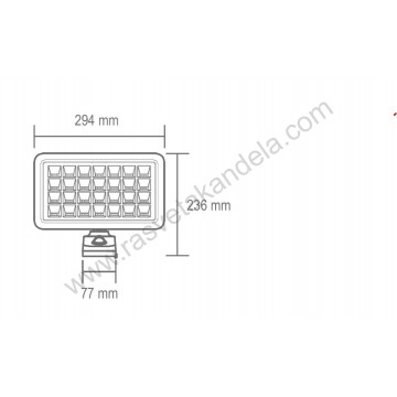 Solarni LED reflektor sa senzorom pokreta FLP2000SOLAR