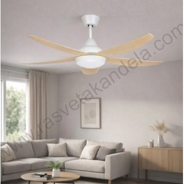 Luster ventilator sa LED svetlom 142cm 24W 3000/4000/6500K