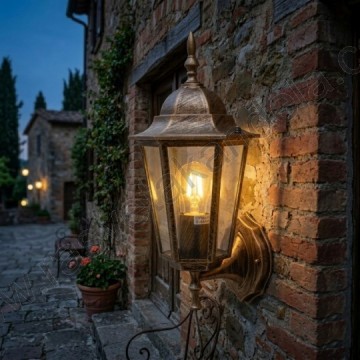 Fenjer zidni M2002-G braon