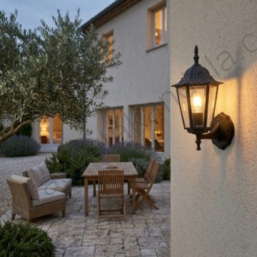 Fenjer zidni M2002-G crni