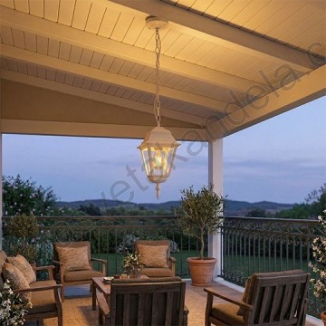 Fenjer viseći M2001-V beli