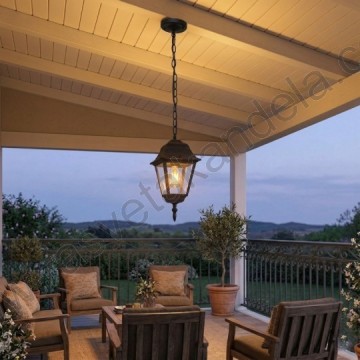 Fenjer viseći M2001-V crni